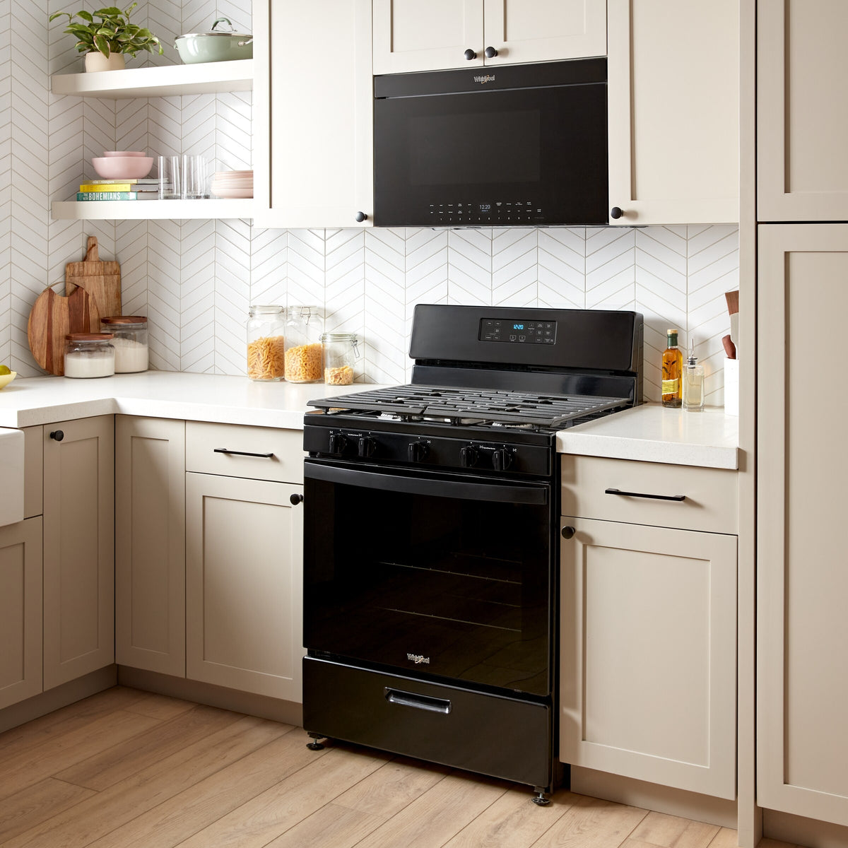 Air Fry Over- the-Range Oven with Flush Built-in Design
