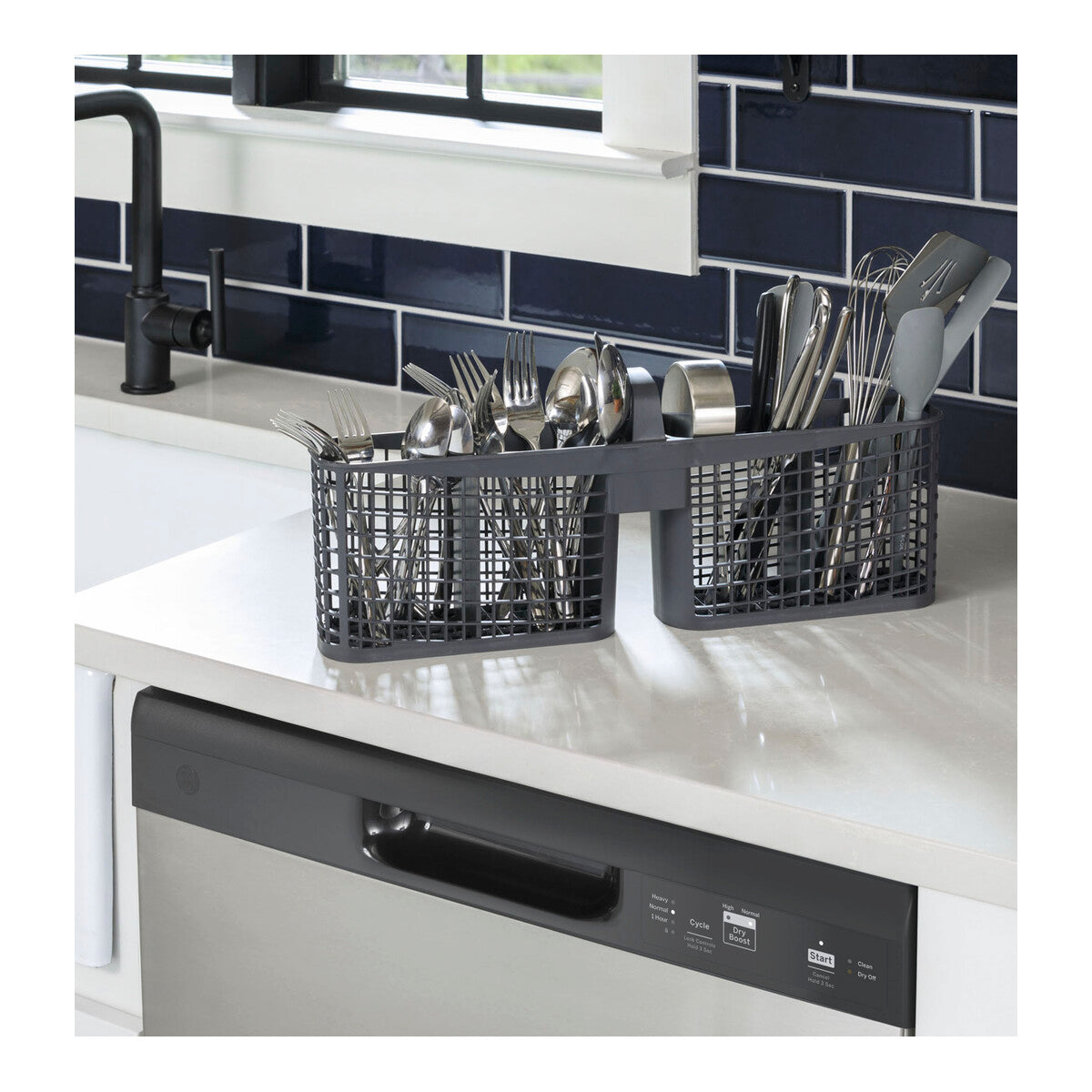GE® Dishwasher with Front Controls