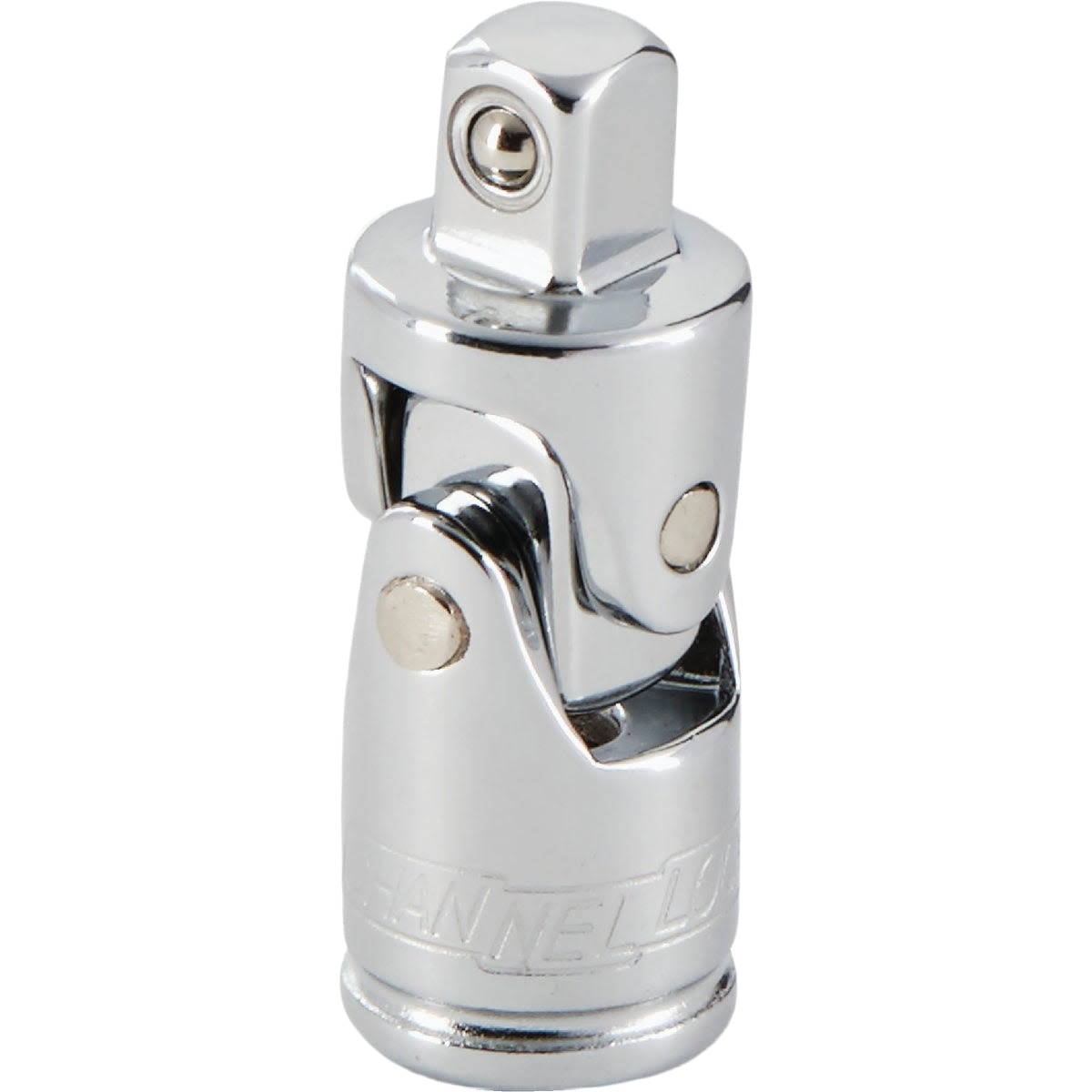 Chrome universal joint for 1/4 inch drive sockets designed for tools and home improvement tasks