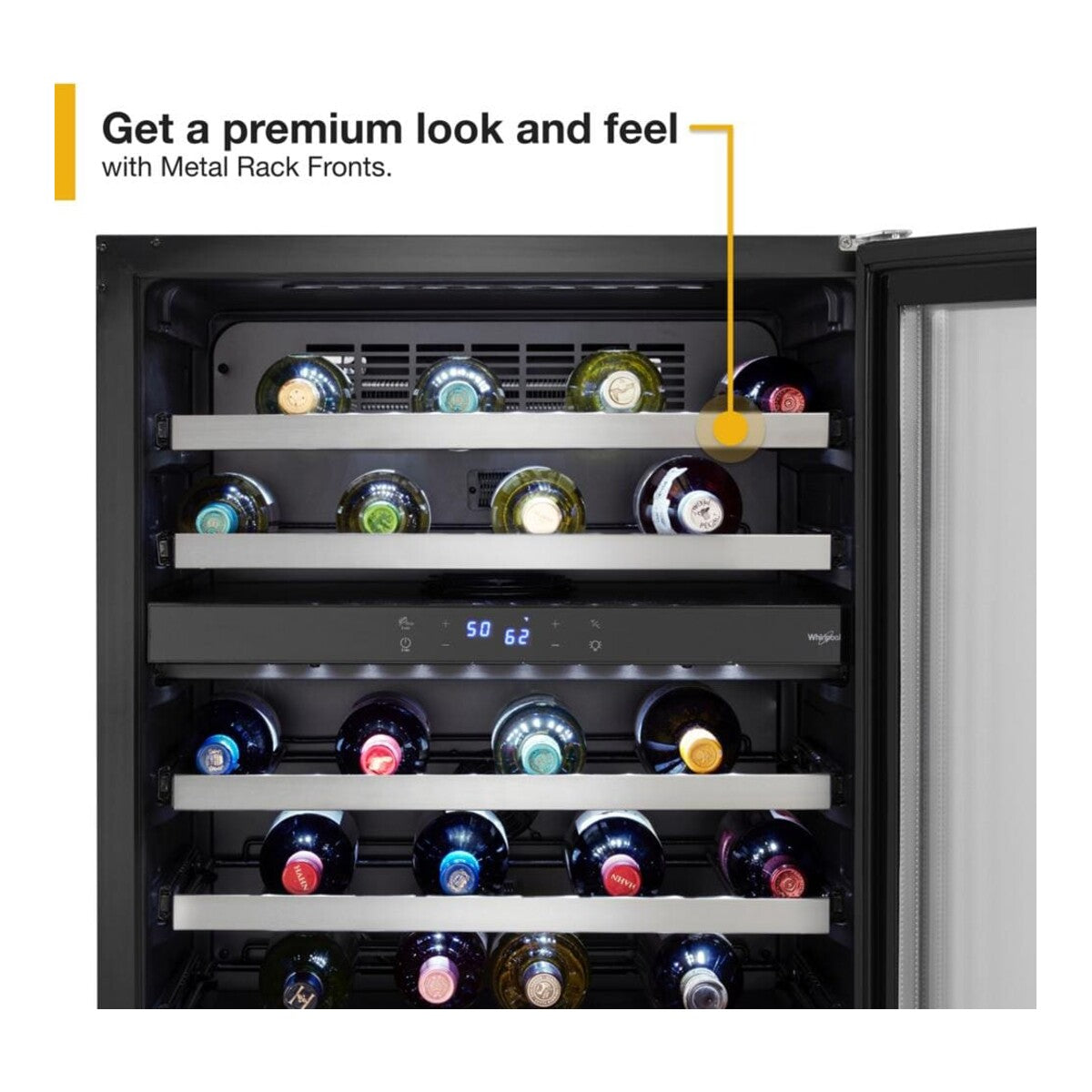 24-inch Wide Undercounter Wine Center with 46-Bottle Wine Storage