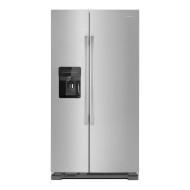 33-inch Side-by-Side Refrigerator with Dual Pad External Ice and Water Dispenser