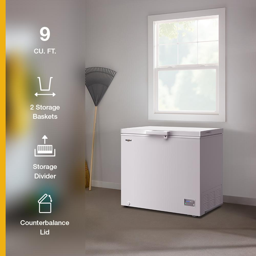 Whirlpool® 9 cu. ft. Chest Freezer with 2 Storage Baskets