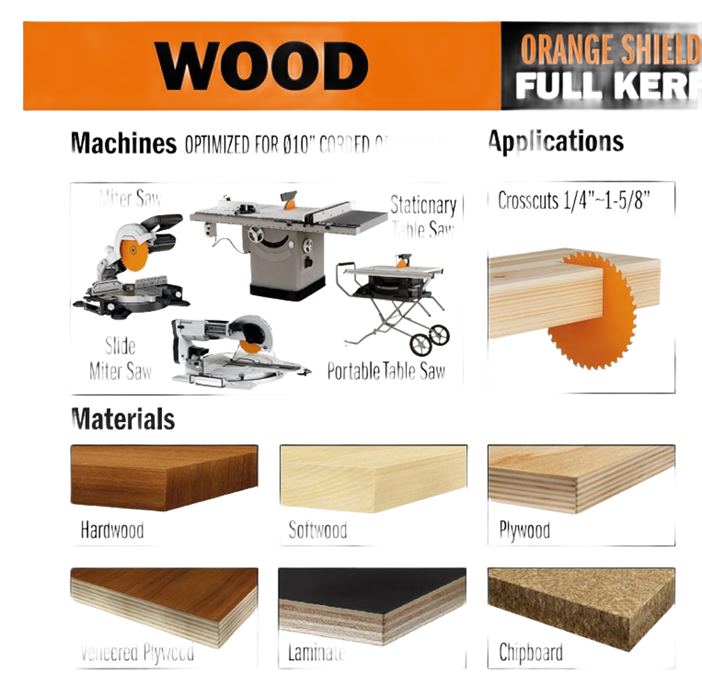 CMT Orange Tools 10” 80T Ultra Finish-Plywood & Melamine Saw Blade