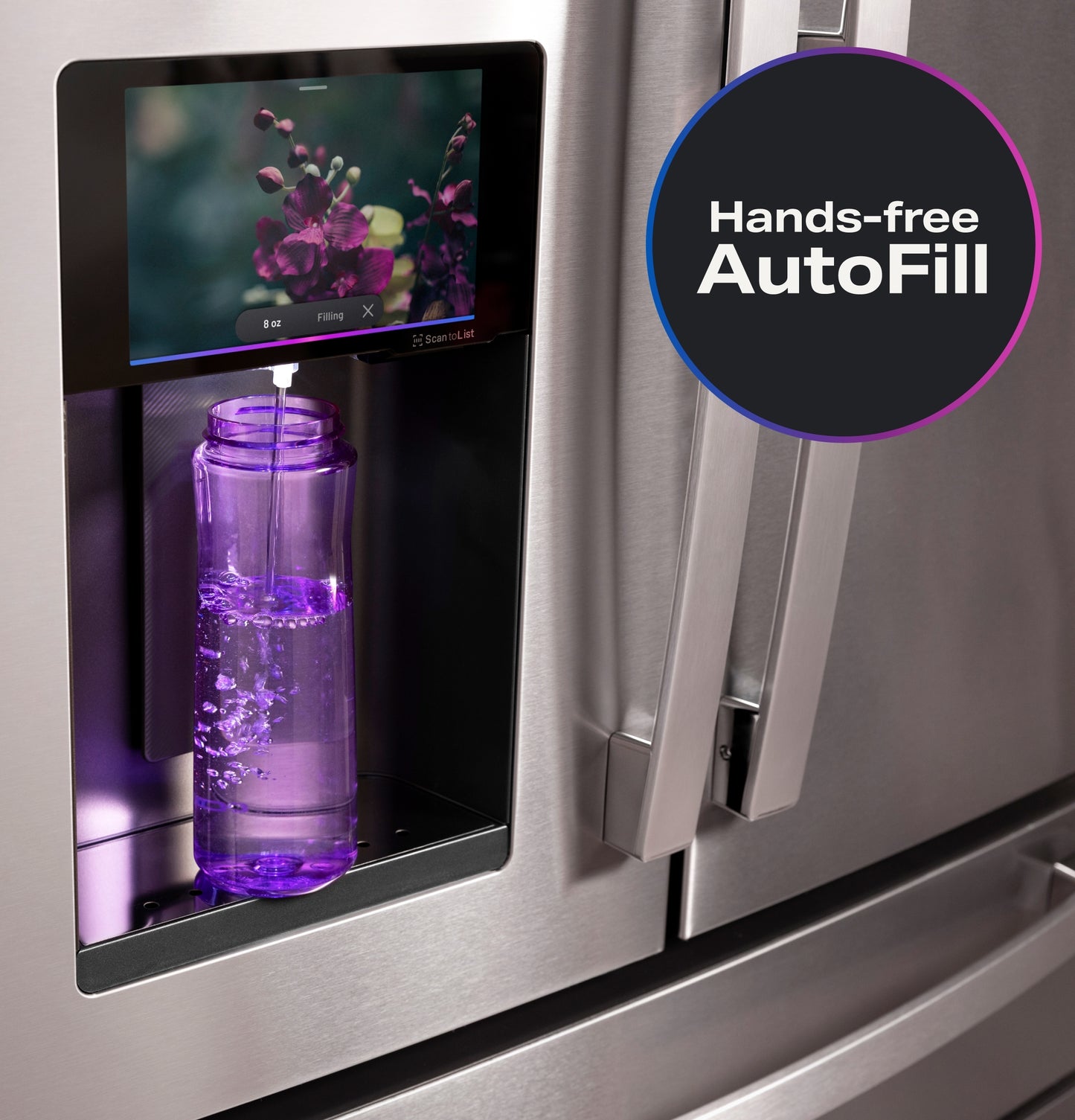 GE Profile™ ENERGY STAR® 22.4 Cu. Ft. Smart Counter-Depth 4-Door French-Door Refrigerator with Kitchen Assistant™
