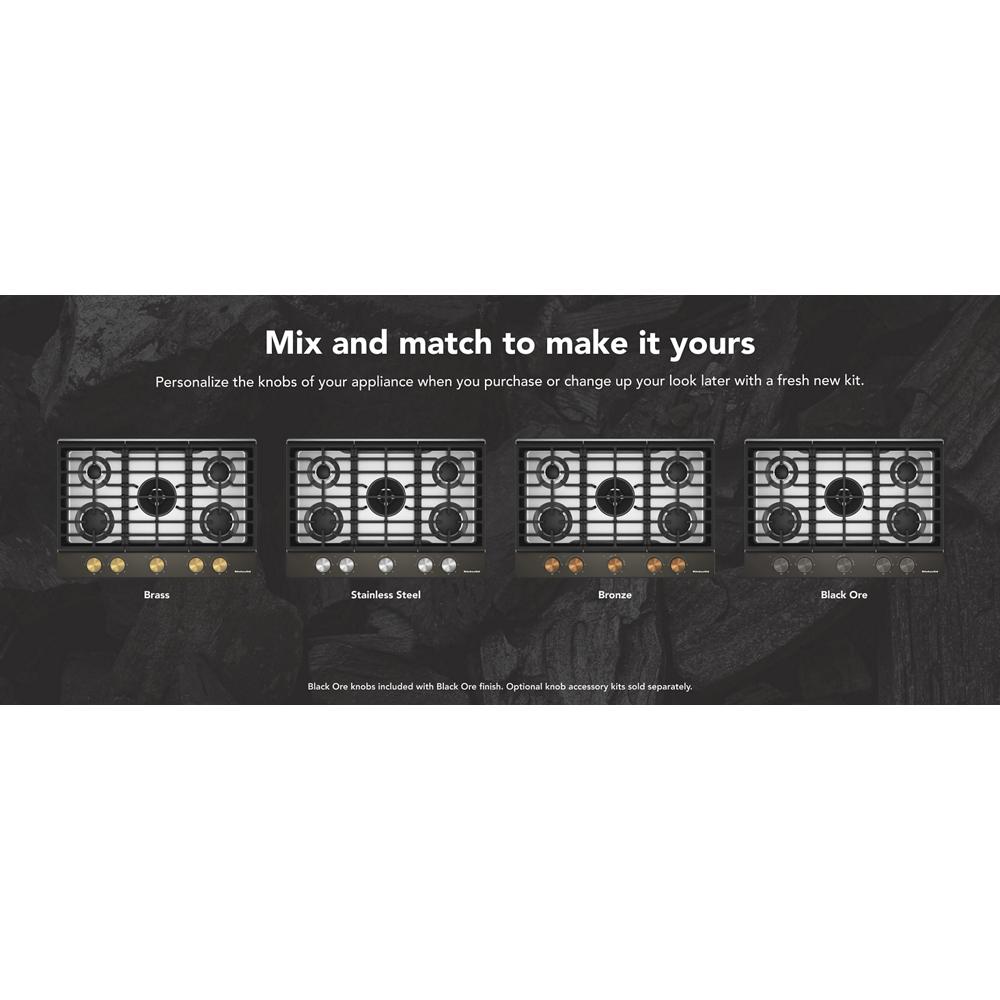 KitchenAid® 30 in. Gas Cooktop with 5 Burners and Integrated Wok Grate