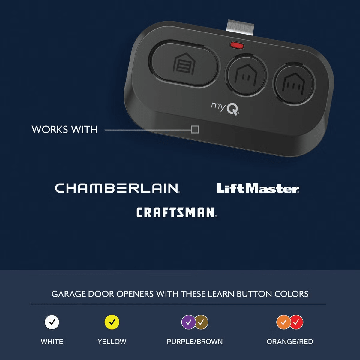 Chamberlain 3-Button Garage Door Remote Control