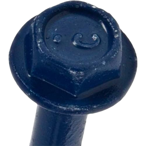 Blue hex washer-head screw anchor for fasteners in hardware, screws, and lumber building materials under $100 collections