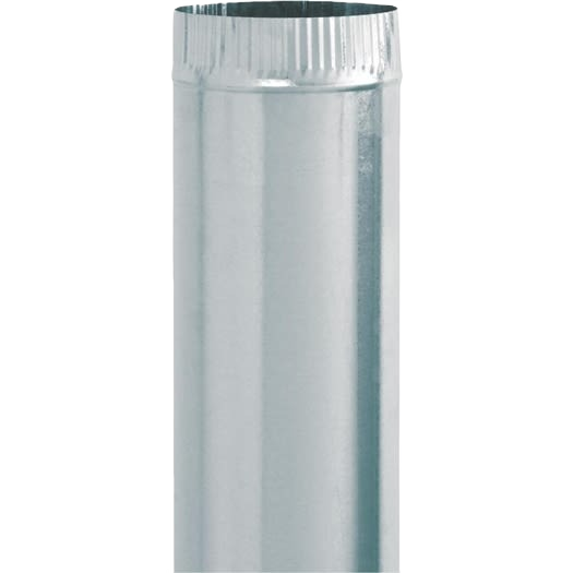 Imperial 30-Gauge 3 in. x 24 in. Galvanized Furnace Pipe