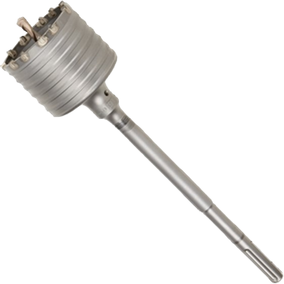 4-inch diameter SDS-Max rotary hammer core bit with metal construction for drill accessories and home improvement tools collections
