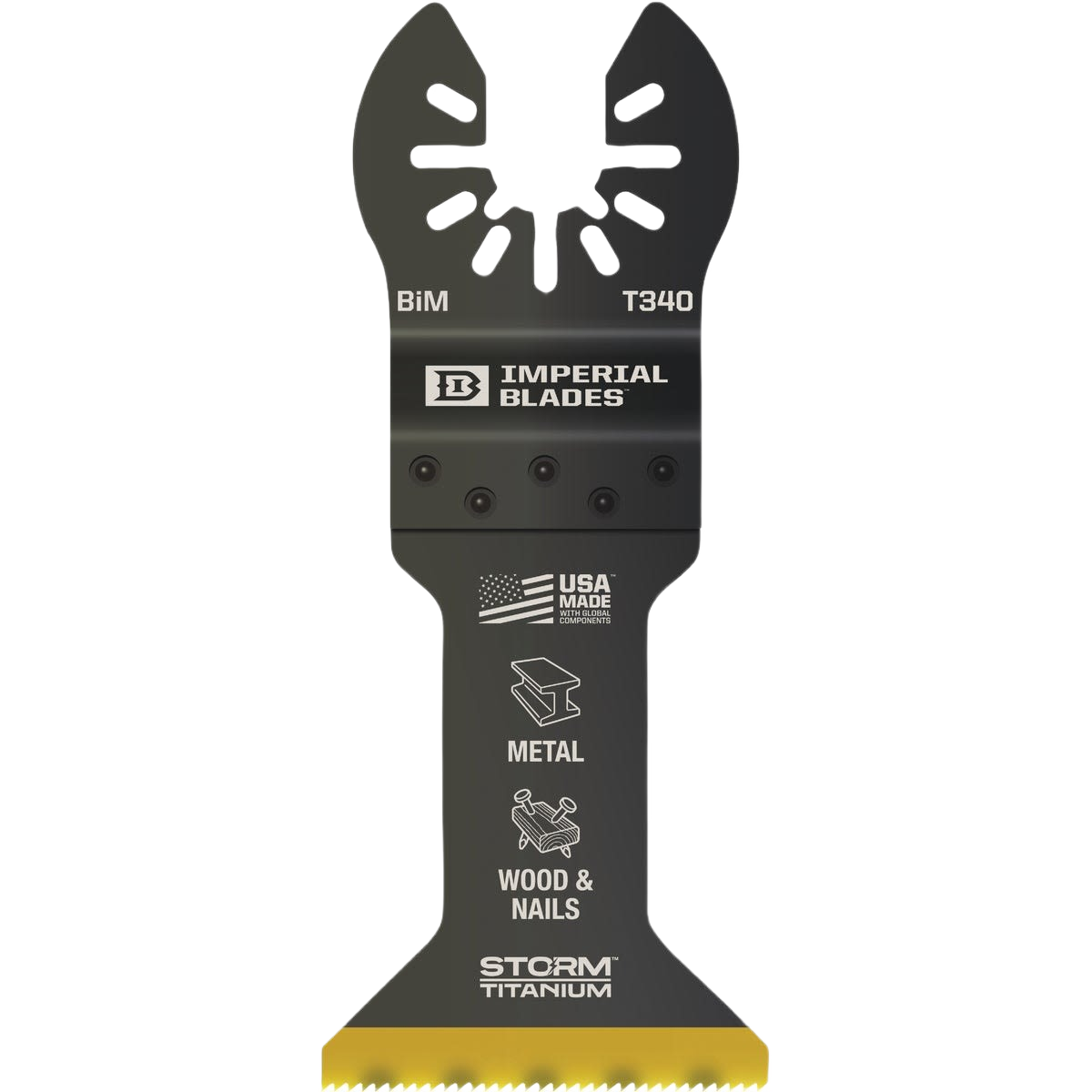 Milwaukee IMPERIAL BLADES™ ONE-FIT™ 1-3/4" STORM™ Titanium Bi-Metal Metal Blade, 1PK