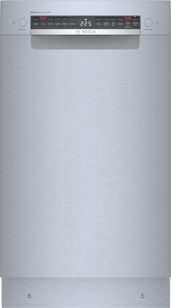 17 3/4-inch built-in dishwasher in stainless steel with anti-fingerprint finish and digital display from Bosch appliances collection