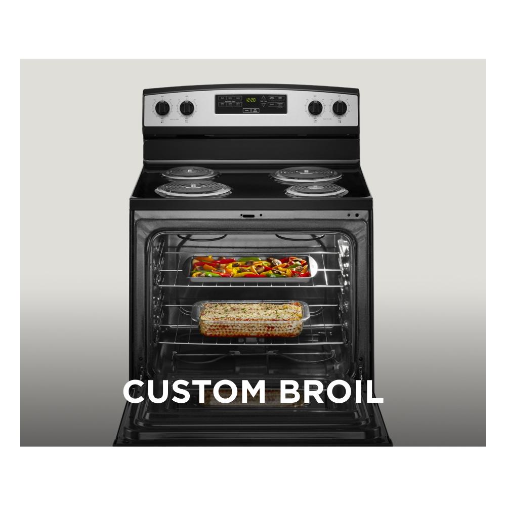 30-inch Amana® Electric Range with Bake Assist Temps