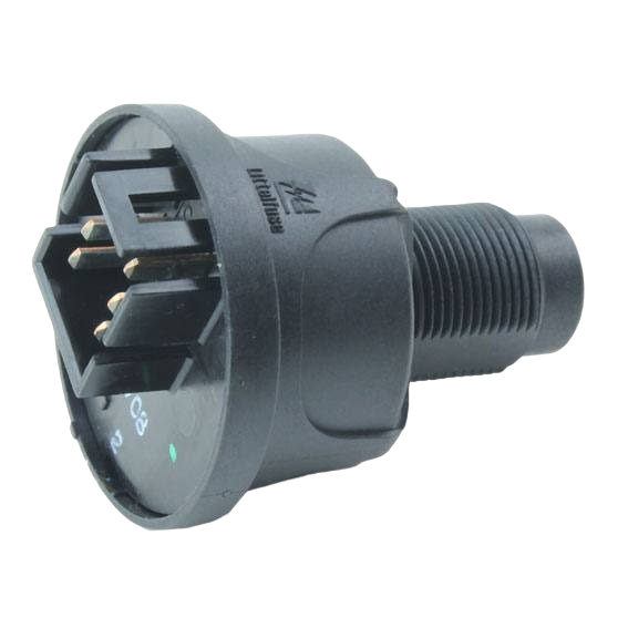 Black rotary ignition switch component designed for John Deere equipment repair under $100 Parts & Accessories collection