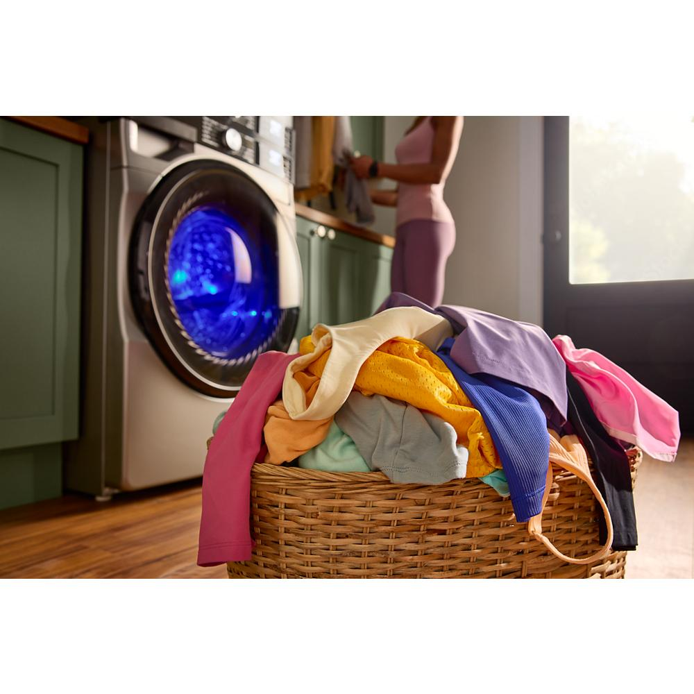 Smart ENERGY STAR® Front Load Laundry Tower with UV Clean Technology & FreshFlowTM Vent System 4.5 cu. ft. Washer & 7.4 cu. ft. Gas Dryer