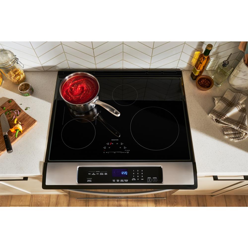 30-inch Induction Range with No Preheat Air Fry