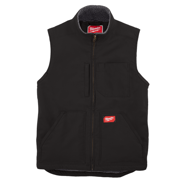 Milwaukee HD Sherpa-Lined Vest Black L - Warm & Durable