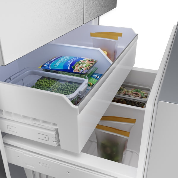500 Series, French Door Bottom Mount Refrigerator, 36'', Stainless Steel