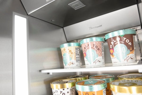 Freedom®, Built-in Freezer Column, 24'', Panel Ready, External Ice & Water Dispenser, Right Hinge