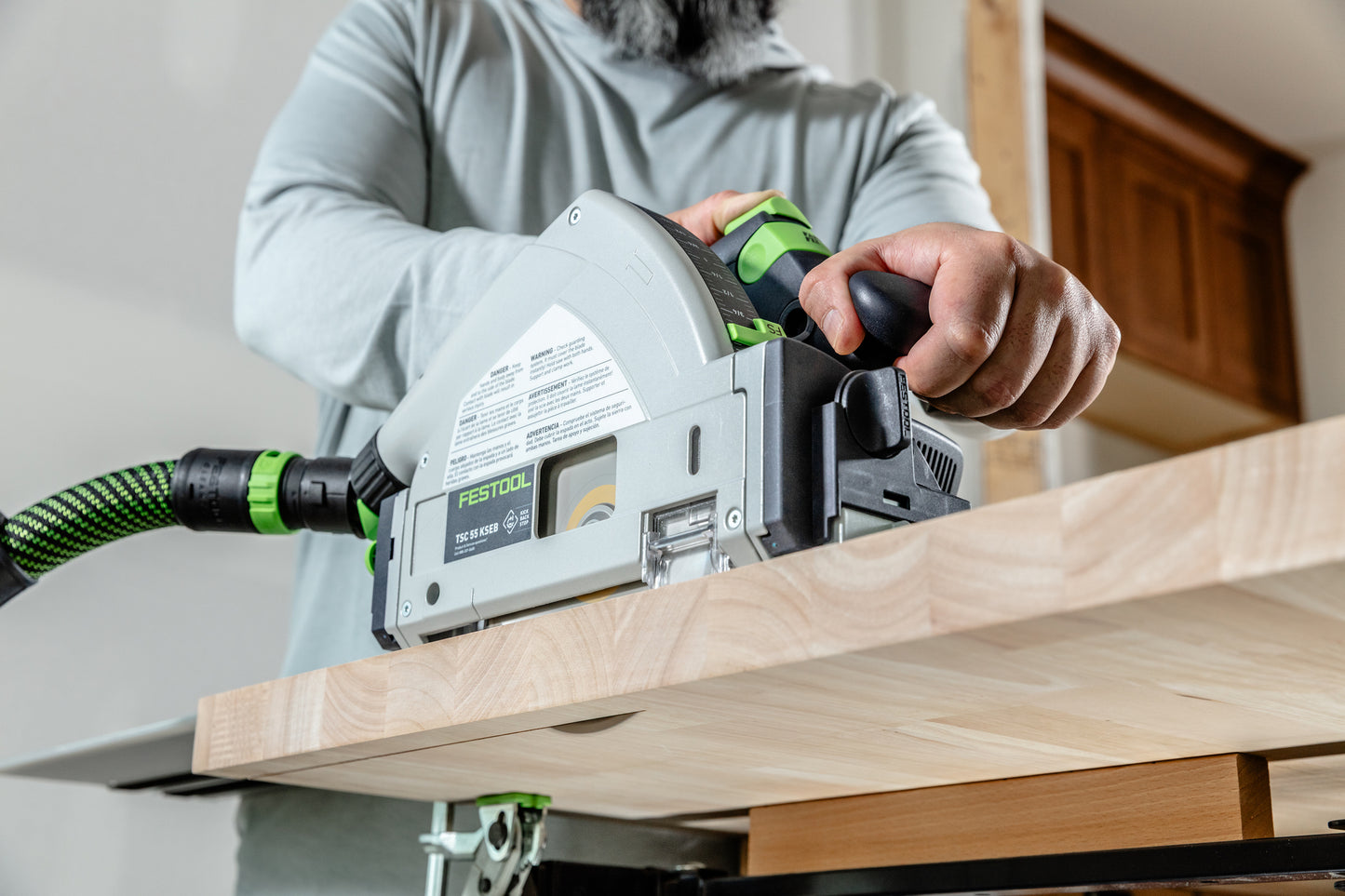 Festool 577991 Cordless Track Saw TSC 55 KSEB-Basic