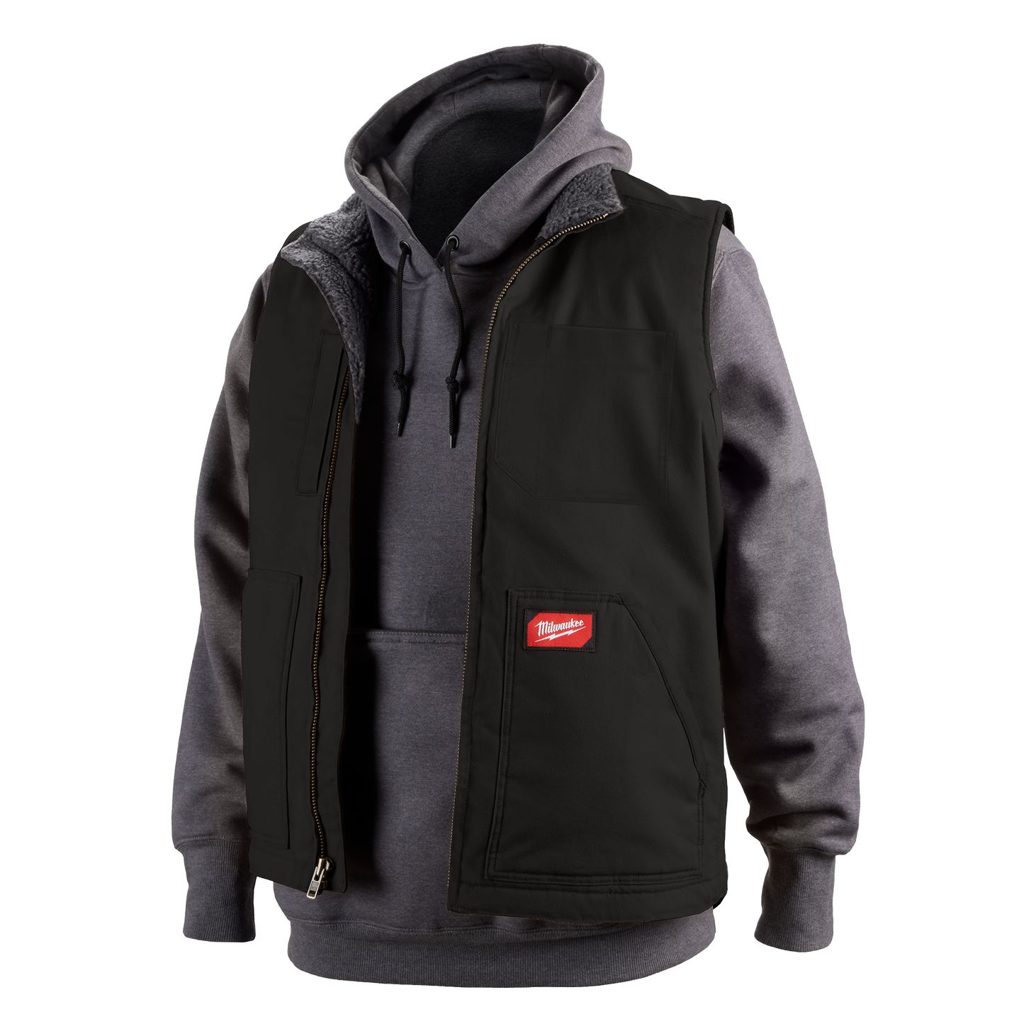 Milwaukee GRIDIRON™ Sherpa-Lined Vest - Black L
