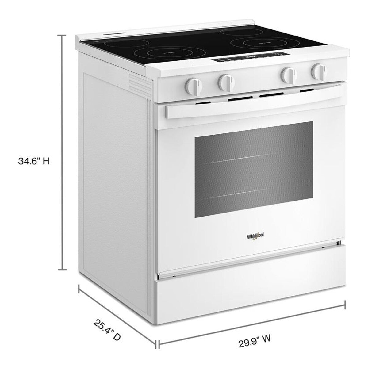 30-inch Electric Range with No Preheat and Slow Cook Modes