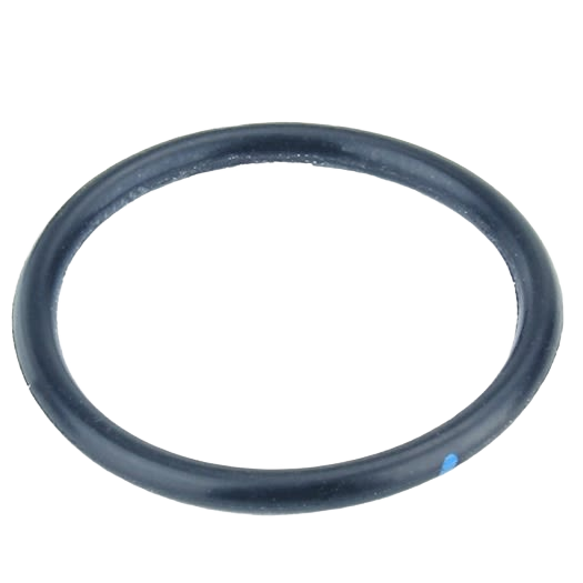 Black rubber O-ring seal with smooth surface for tools and home improvement applications