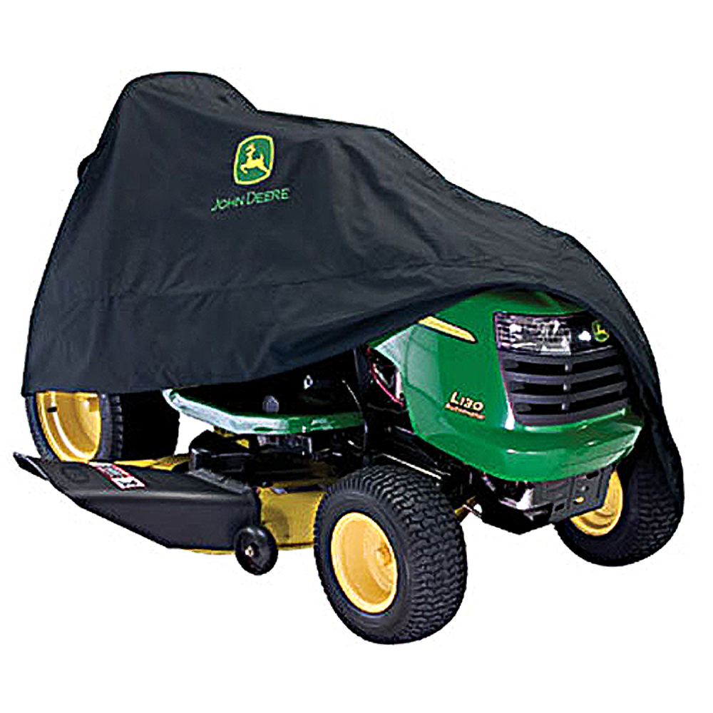 Durable large riding mower cover with reinforced vents for John Deere models in power tool accessories and home improvement collections