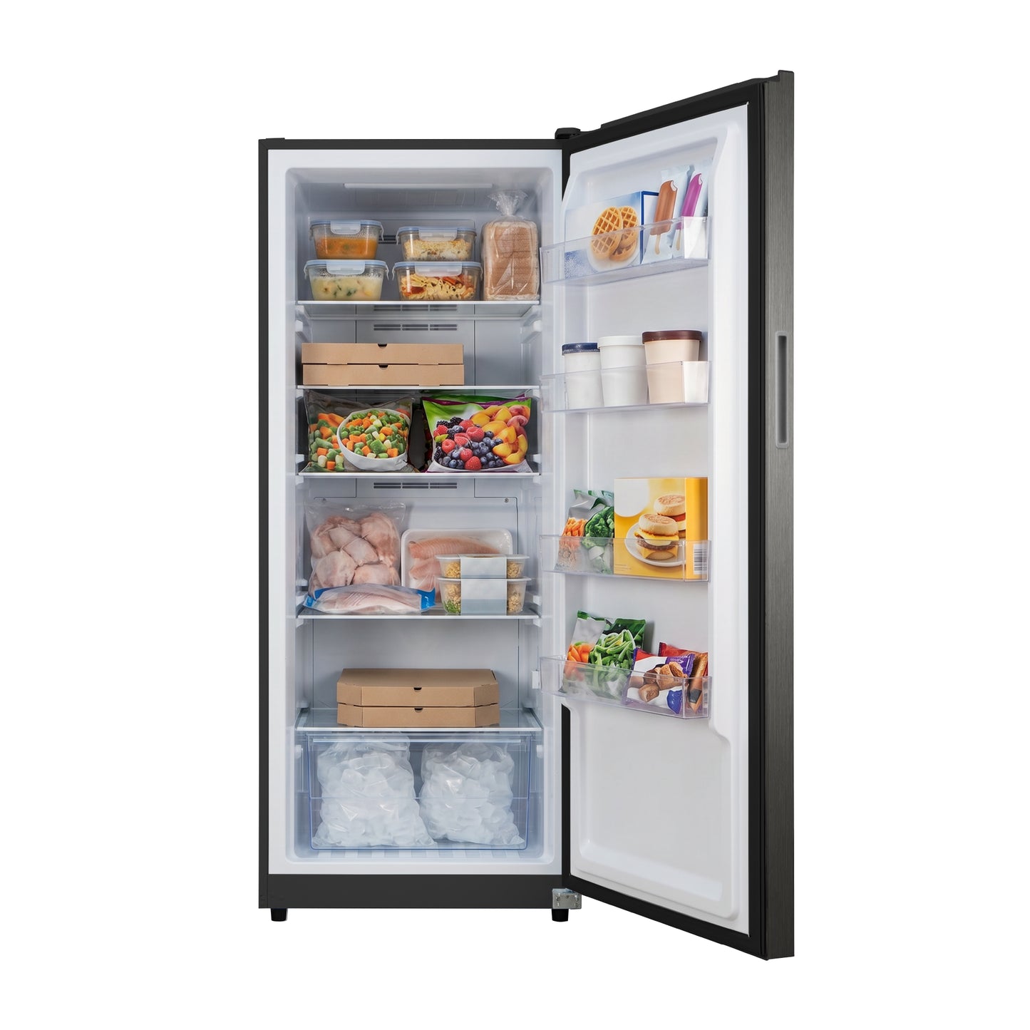 Element 17.0 cu. ft. Upright Convertible Freezer/Refrigerator – Stainless Steel, ENERGY STAR (EXUF17CEES)
