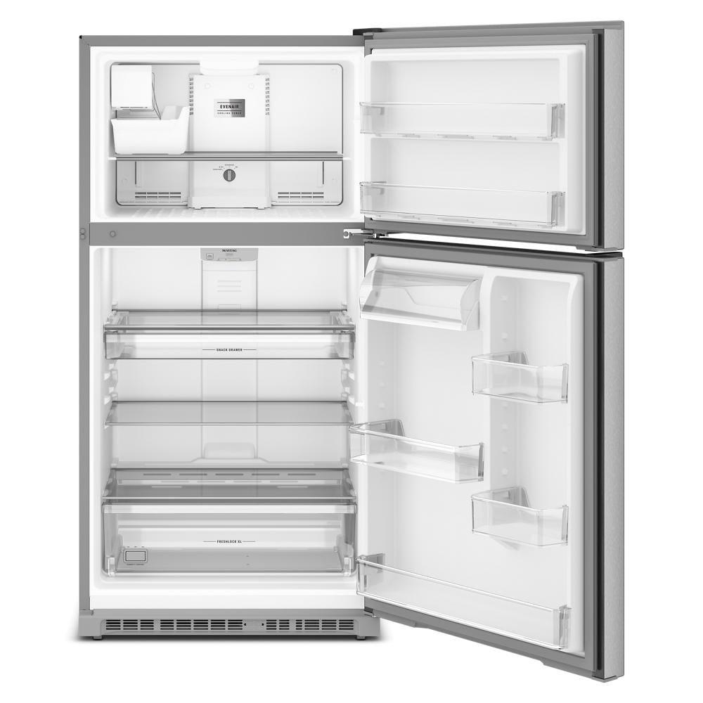 33-Inch Wide Top-Freezer Refrigerator with Factory-Installed Ice Maker—21 Cu. Ft.
