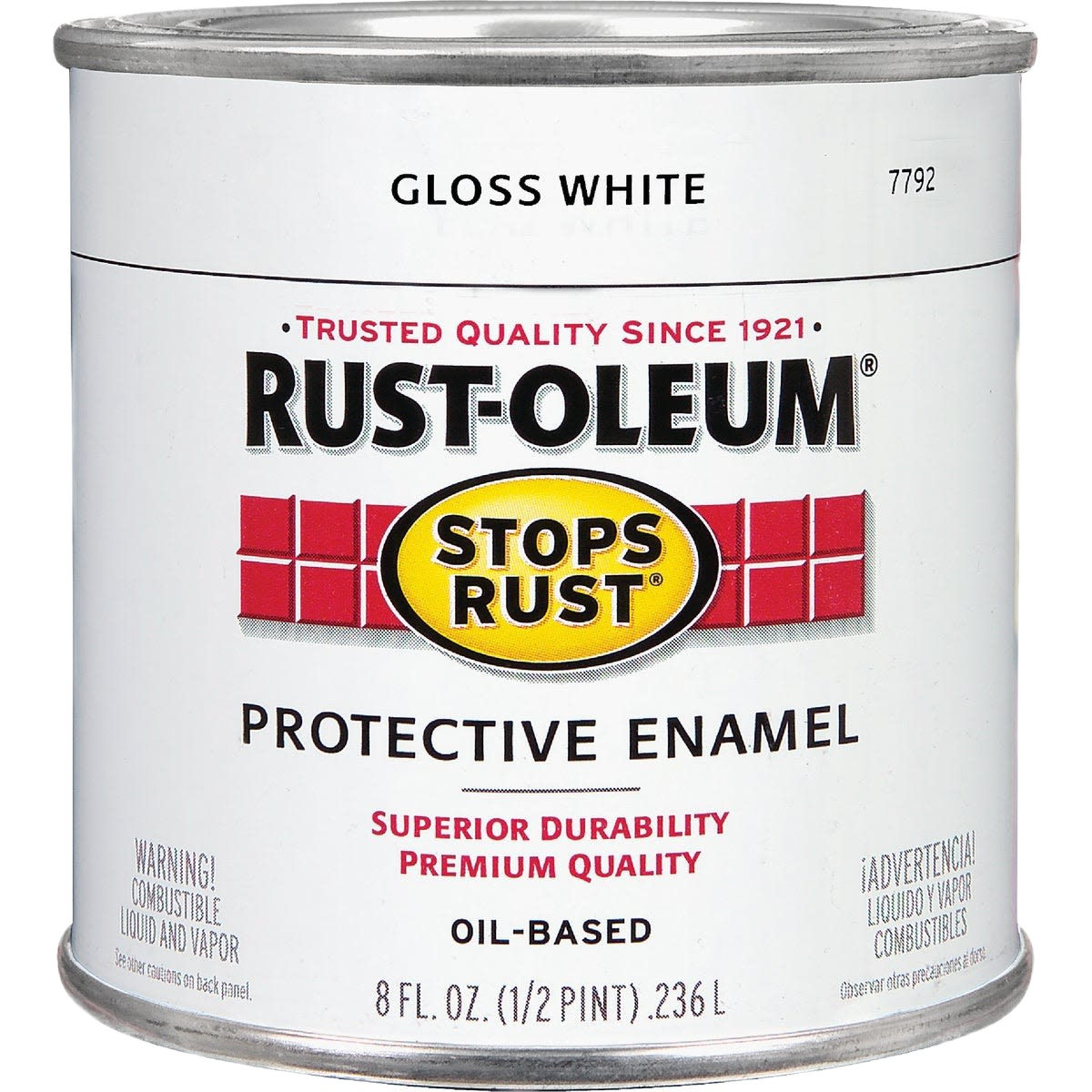Oil-based protective enamel paint in gloss white finish for specialty paint and home improvement projects under $50 collections