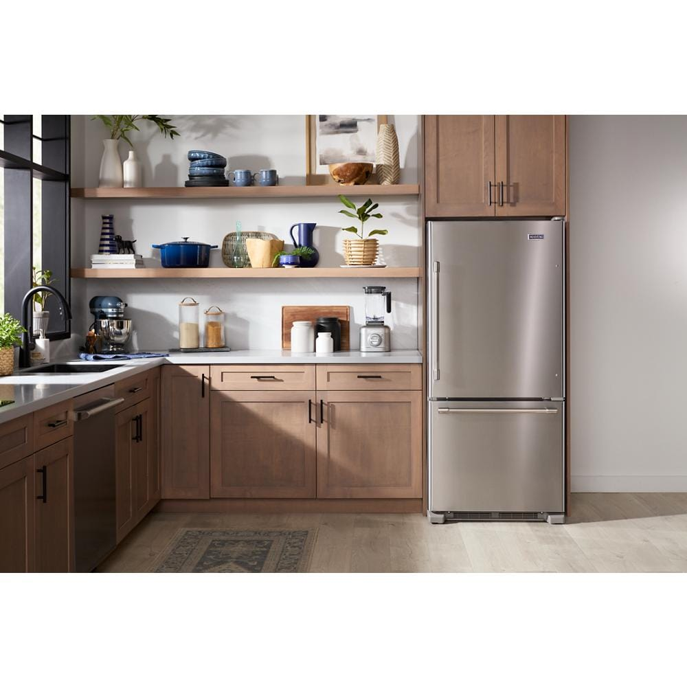 30-Inch Wide Bottom Mount Refrigerator - 19 Cu. Ft.