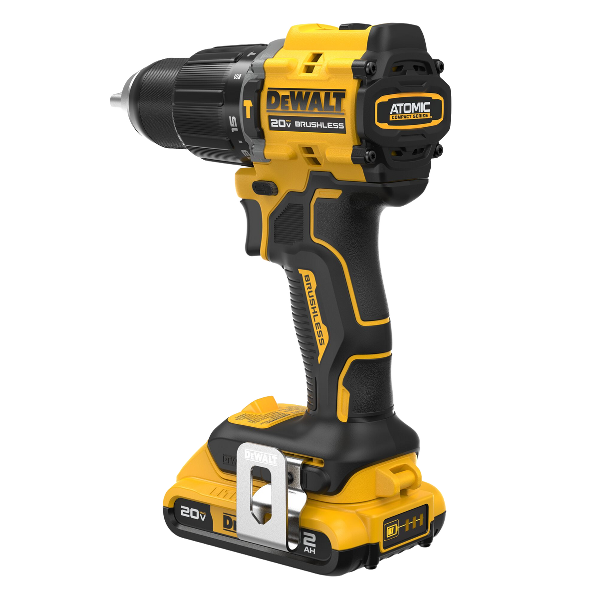 DEWALT ATOMIC COMPACT SERIES™ 20V MAX* Brushless Cordless 1/2" Hammer Drill Kit