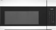 Black and white 1.7 cu. ft. over-the-range microwave with digital keypad for kitchen appliances collection