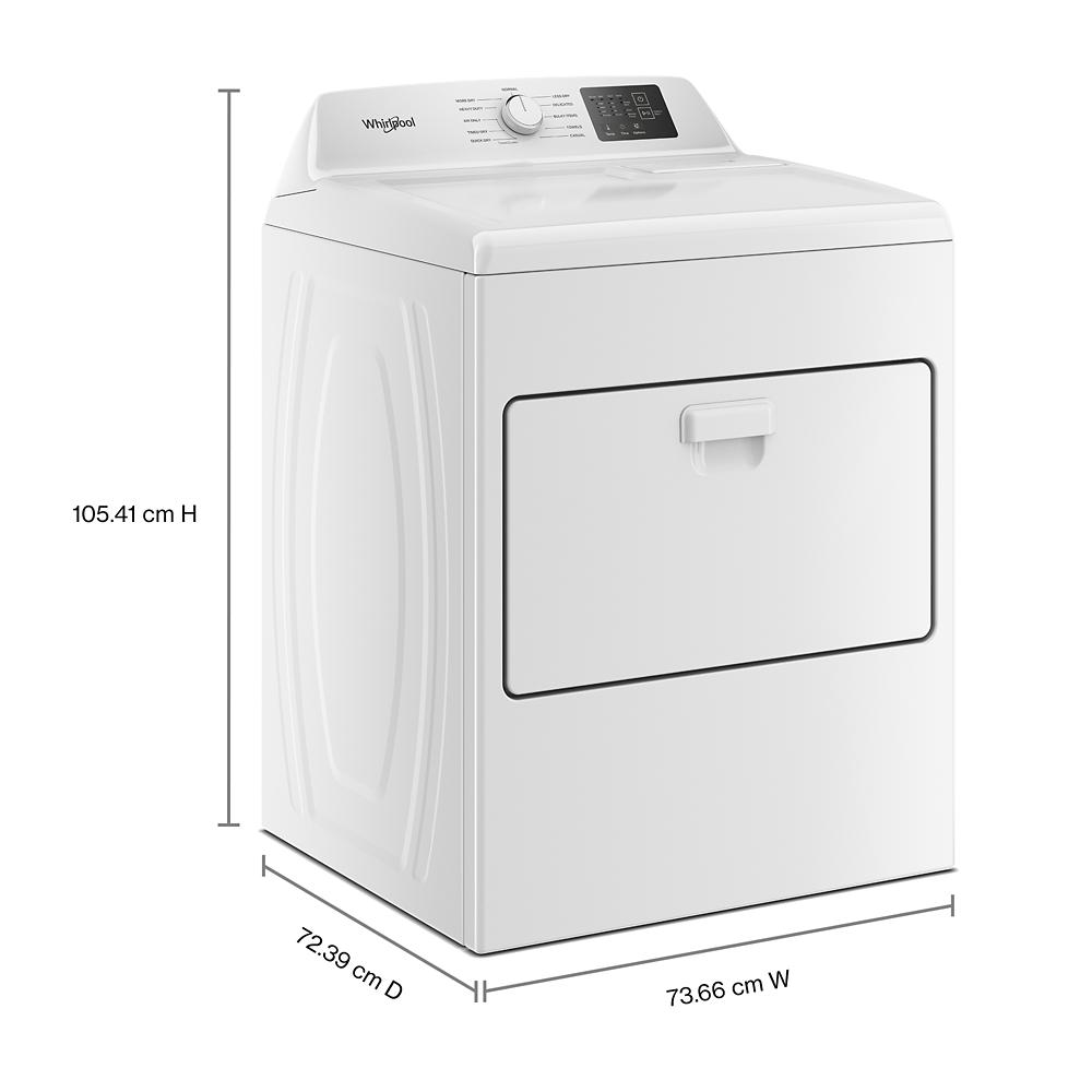 7.0 cu. ft. Electric Dryer with Adaptive Dry - Vented Top Load Matching