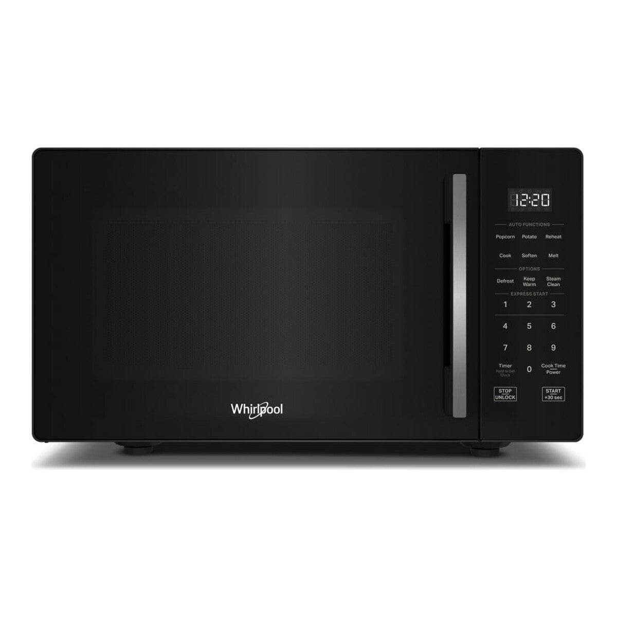 0.9 cu. ft. Black Countertop Microwave With Steam Clean - 900 watt