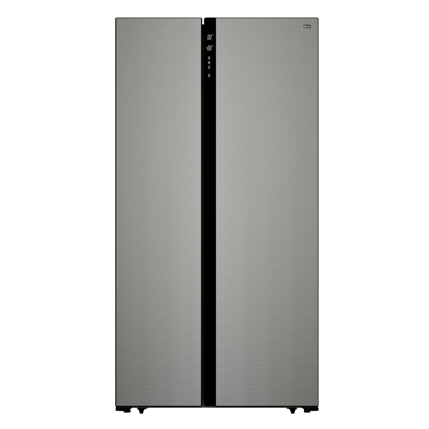 Avanti 15.6 cu. ft. Side-by-Side Apartment Size Refrigerator - Stainless Steel