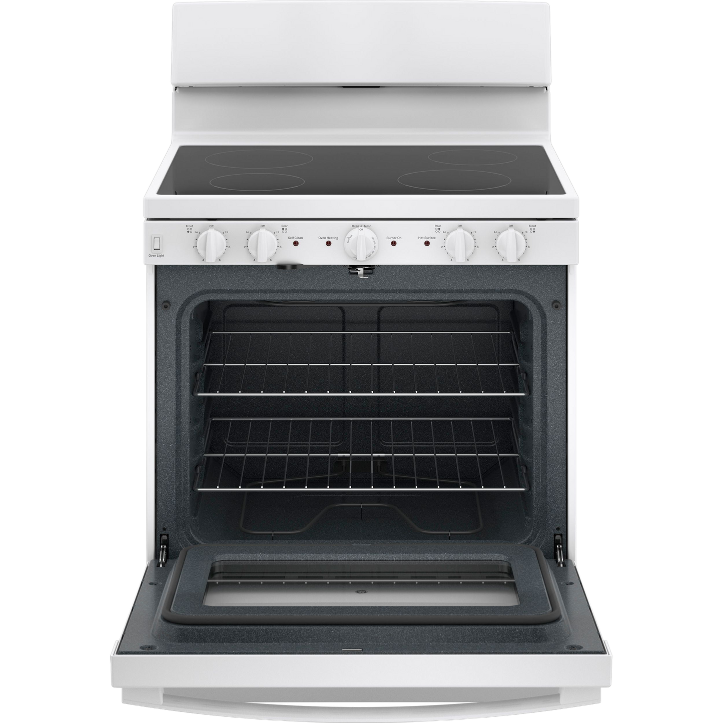 GE® ENERGY STAR® 30” Free-Standing Electric Radiant Smooth Cooktop Range