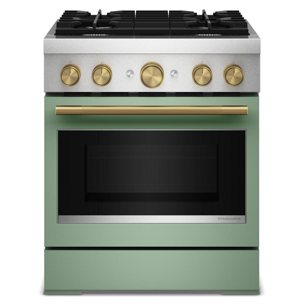 30-Inch 4 Burner Commercial-Style Dual Fuel Range with No Preheat Air Fry Mode