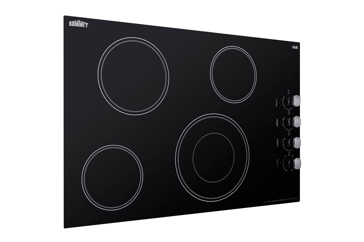 30" Wide 208-240V 4-Burner Radiant Cooktop