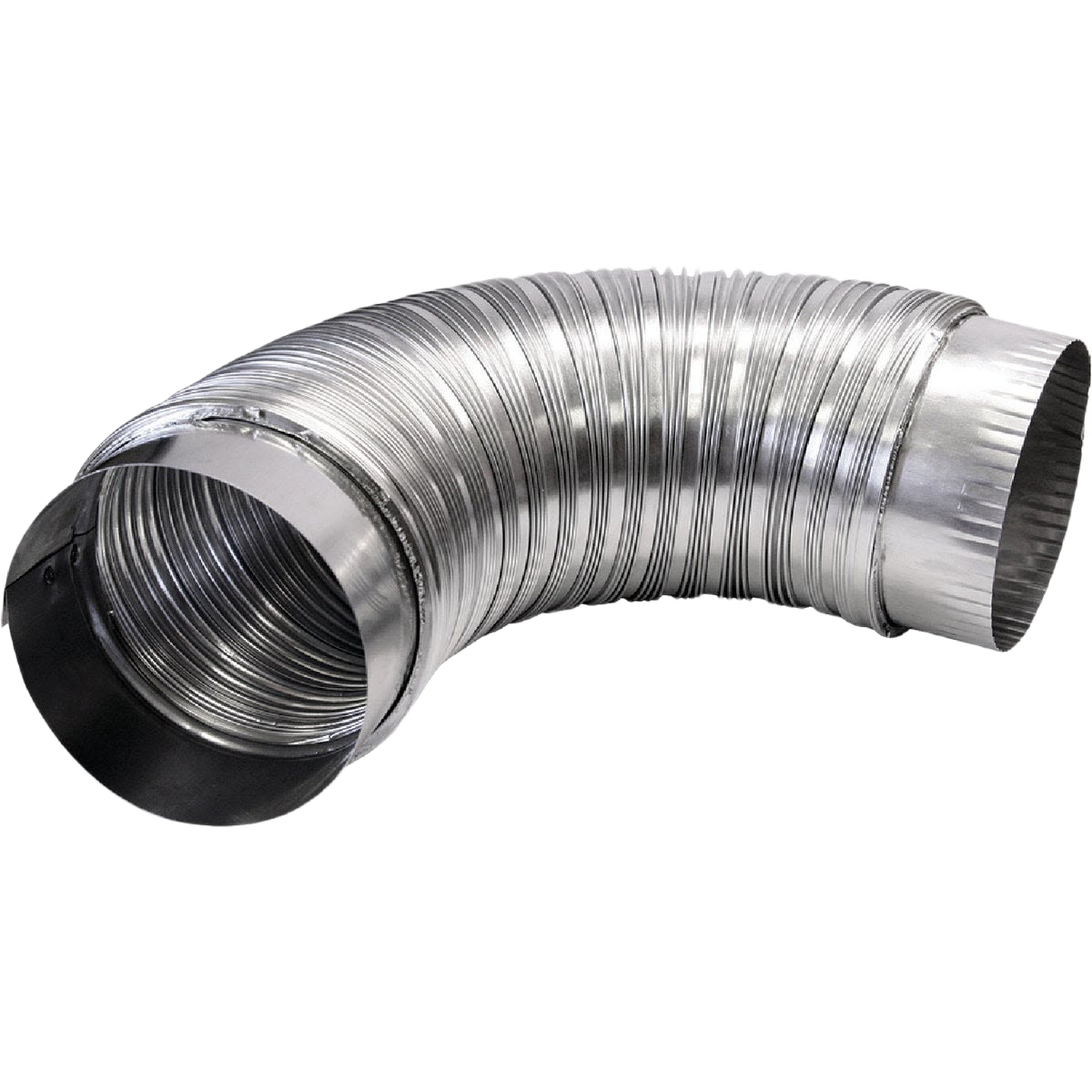 Silver aluminum semi-rigid dryer duct with collars for appliance parts and home improvement collections under $50