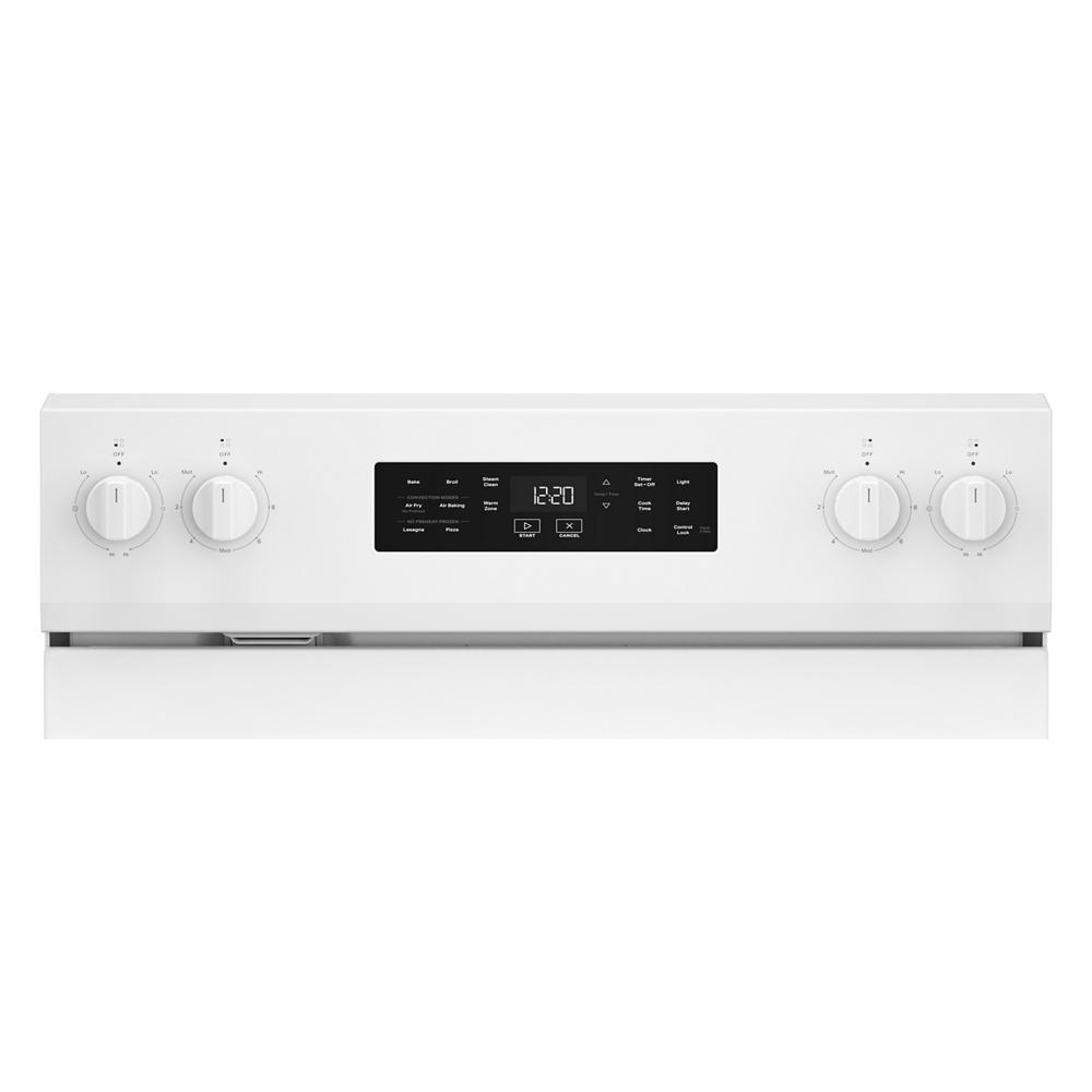 30-inch Electric Range with Air Cooking Technology and Steam Clean