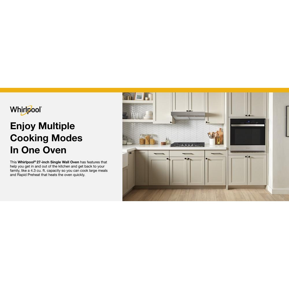 4.3 Cu. Ft. Single Self-Cleaning Wall Oven