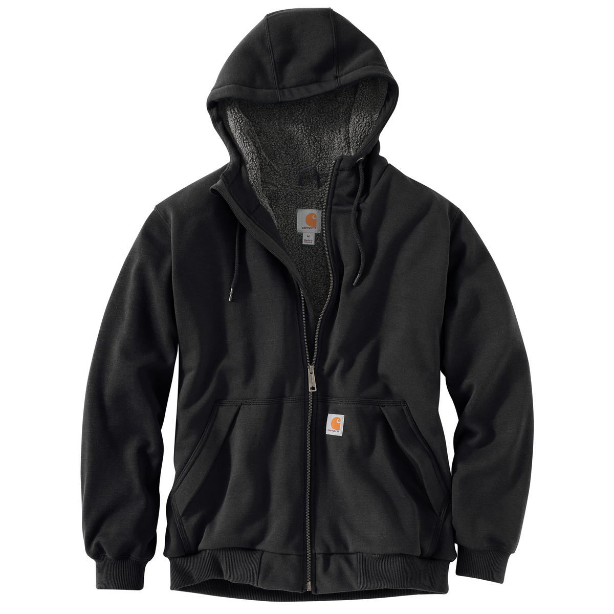 Carhartt Men's Sherpa-Lined Rain Defender Full-Zip Sweatshirt