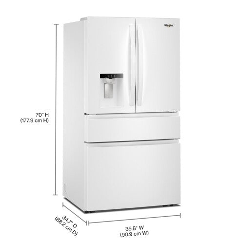 Whirlpool® 29 Cu. Ft. Family-Sized Capacity French Door Refrigerator with Flexible Temperature Drawer