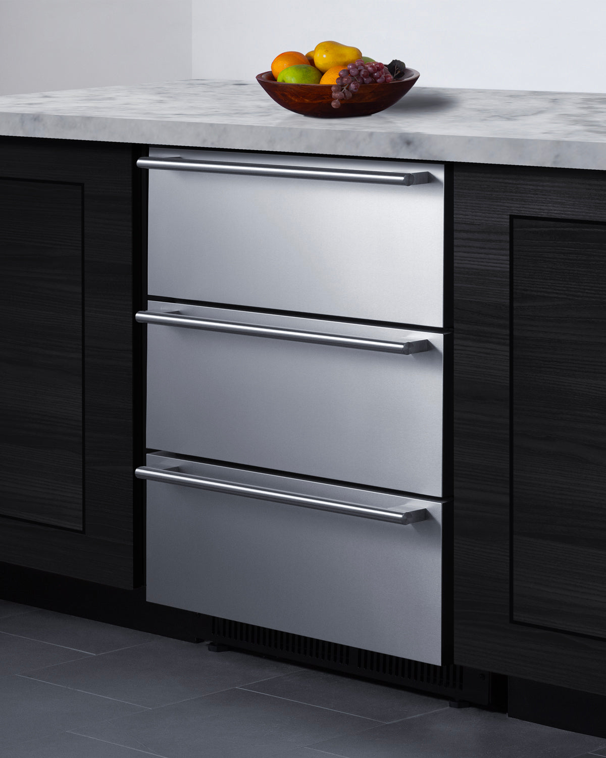 24" Wide Built-In 3-Drawer All-Refrigerator