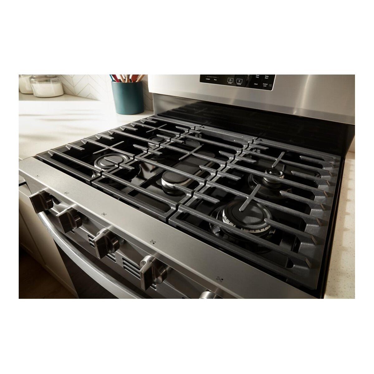 30-inch Gas Range with Air Cooking Technology, No Preheat Air Fry and Air Baking and Self Clean