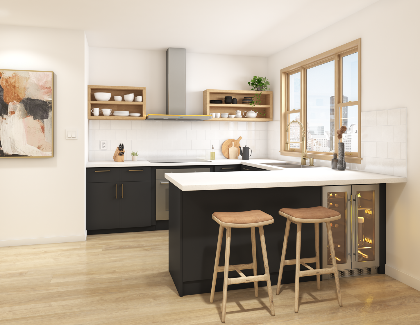 Luce Chimney Hood 30" LED 600 CFM ACT