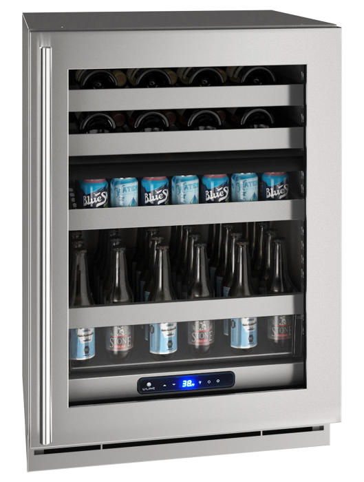 24" Dual-Zone Beverage Center