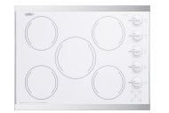 27" Wide 230V 5-Burner Radiant Cooktop