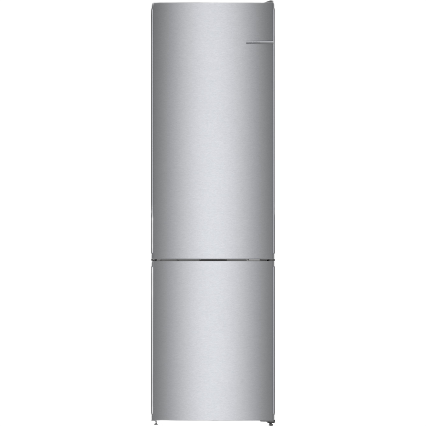 24-inch freestanding bottom freezer refrigerator in stainless steel with anti-fingerprint finish and Total No Frost technology